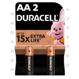 батарейка  AA  щелочная 1.5V пальчик Duracell Basic Alkaline  2шт картон  Бельгия